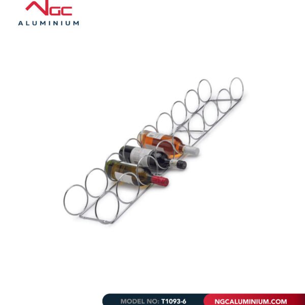 ChromeLux Easy Mount Wire Bottle Rack