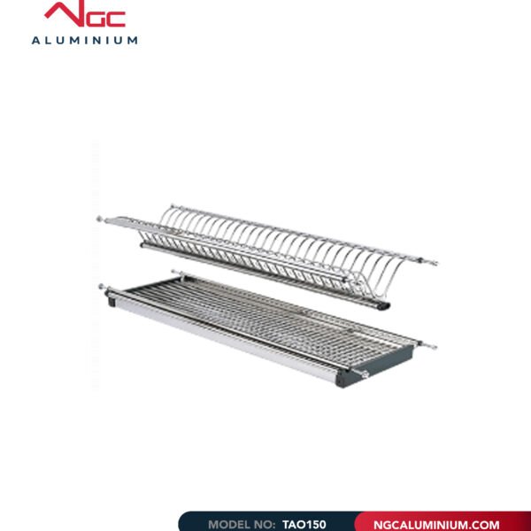 Stainless Steel Easy Mount Dish Racks With Drainer