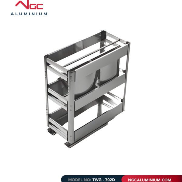 Multifunctional Storage Stainless Steel soft close 250