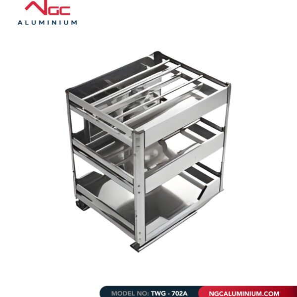 Multifunctional Storage Stainless Steel soft close 400